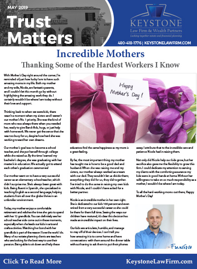 May 2019 Trust Matters Newsletter