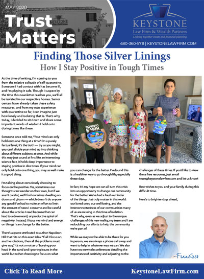 May 2020 Trust Matters Newsletter