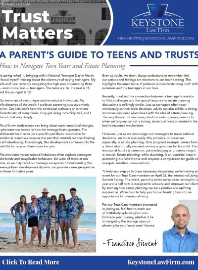 March 2024 Edition - A Parents Guide To Teens And Trusts